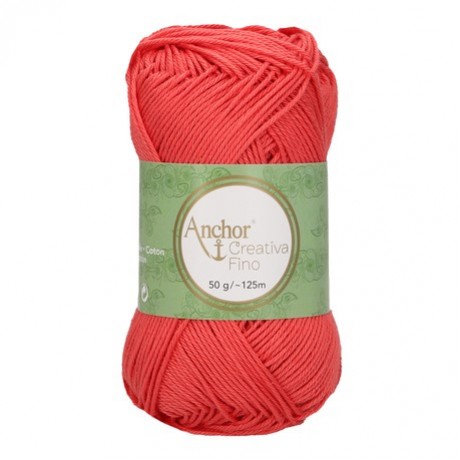 Novelo de Linha Creativa Fino nº 4, cor 252 carmine